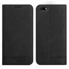 For Huawei Y5 2018 Strong Magnetic Leather Case(Black) - 1