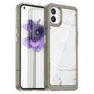 For Nothing Phone 1 Colorful Series Acrylic + TPU Phone Case(Transparent Black) - 1