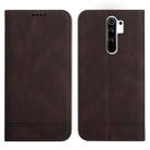 For Xiaomi Redmi 9 Strong Magnetic Leather Case(Brown) - 1