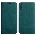 For Xiaomi Redmi 9A Strong Magnetic Leather Case(Green) - 1