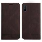 For Xiaomi Redmi 9A Strong Magnetic Leather Case(Brown) - 1