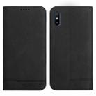 For Xiaomi Redmi 9A Strong Magnetic Leather Case(Black) - 1