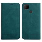 For Xiaomi Redmi 9C Strong Magnetic Leather Case(Green) - 1