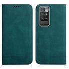 For Xiaomi Redmi 10 Strong Magnetic Leather Case(Green) - 1