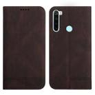 For Xiaomi Redmi Note 8 Strong Magnetic Leather Case(Brown) - 1