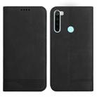 For Xiaomi Redmi Note 8 Strong Magnetic Leather Case(Black) - 1