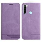 For Xiaomi Redmi Note 8T Strong Magnetic Leather Case(Purple) - 1