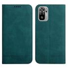 For Xiaomi Redmi Note 10 4G Strong Magnetic Leather Case(Green) - 1