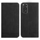 For Xiaomi Redmi Note 11 4G Strong Magnetic Leather Case(Black) - 1