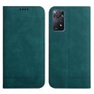 For Xiaomi Redmi Note 11 Pro Strong Magnetic Leather Case(Green) - 1