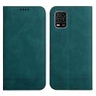 For Xiaomi Mi 10 Lite Strong Magnetic Leather Case(Green) - 1