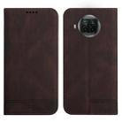 For Xiaomi Mi 10T Lite Strong Magnetic Leather Case(Brown) - 1