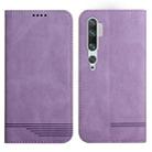 For Xiaomi Mi CC9 Pro Strong Magnetic Leather Case(Purple) - 1