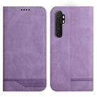 For Xiaomi Mi Note 10 Lite Strong Magnetic Leather Case(Purple) - 1