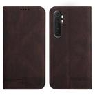 For Xiaomi Mi Note 10 Lite Strong Magnetic Leather Case(Brown) - 1