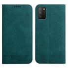 For Xiaomi Poco M3 Strong Magnetic Leather Case(Green) - 1