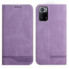For Xiaomi Poco X3 GT Strong Magnetic Leather Case(Purple) - 1