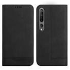 For Xiaomi Mi 10 / 10 Pro Strong Magnetic Leather Case(Black) - 1