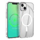 For iPhone 14 hoco Magnetic Series Airbag Shockproof Phone case (Transparent) - 1