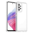 For Samsung Galaxy A53 Colorful Series Acrylic + TPU Phone Case(Transparent) - 1