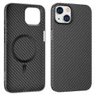 For iPhone 14 hoco Cave Ultra-thin Magnetic PC Phone Case (Black) - 1