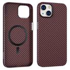 For iPhone 14 Pro hoco Cave Ultra-thin Magnetic PC Phone Case(Red) - 1