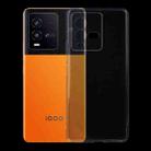 For vivo iQOO 10 Ultra-thin Transparent TPU Phone Case - 1