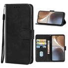 For Motorola Moto G32 Leather Phone Case(Black) - 1