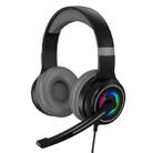 Y20 LED Bass Stereo PC Wired Gaming Headset with Microphone(Black) - 1