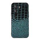 For Honor X40i Crocodile Texture Genuine Leather Phone Case(Cyan Blue) - 1