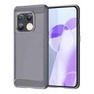 For OnePlus 10 Pro 5G Brushed Texture Carbon Fiber TPU Phone Case(Grey) - 1