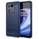 For OnePlus Ace Racing Brushed Texture Carbon Fiber TPU Phone Case(Blue) - 1