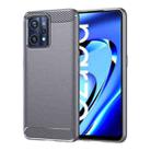 For Realme Narzo 50 Pro Brushed Texture Carbon Fiber TPU Phone Case(Grey) - 1