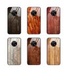 For Huawei Enjoy 20 Plus 5G Wood Grain Glass Protective Case(Black) - 2