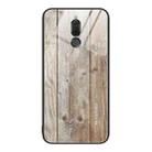 For Huawei Maimang 6 Wood Grain Glass Protective Case(Grey) - 1
