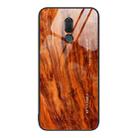 For Huawei Maimang 6 Wood Grain Glass Protective Case(Light Brown) - 1