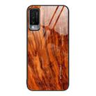 For Huawei Maimang 10 Wood Grain Glass Protective Case(Light Brown) - 1