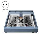 XTOOL D1 Pro-5W High Accuracy DIY Laser Engraving & Cutting Machine, Plug Type:US Plug(Metal Gray) - 1