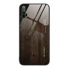 For Honor 20 Pro Wood Grain Glass Protective Case(Black) - 1