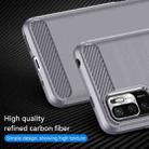 For Xiaomi Poco M3 Pro 5G Brushed Texture Carbon Fiber TPU Phone Case(Grey) - 6