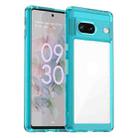 For Google Pixel 7 5G Colorful Series Acrylic + TPU Phone Case(Transparent Blue) - 1