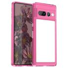 For Google Pixel 7 Pro 5G Colorful Series Acrylic + TPU Phone Case(Transparent Pink) - 1