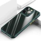 iPAKY Shockproof PC + TPU Protective Phone Case For iPhone 14 Pro(Dark Green) - 1