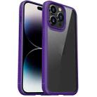 For iPhone 14 Pro iPAKY Shockproof PC + TPU Protective Phone Case(Purple) - 1