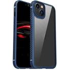 For iPhone 14 Plus iPAKY Shockproof PC + TPU Protective Phone Case (Blue) - 1