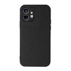 For Nothing Phone 1 Carbon Fiber Texture PU Phone Case(Black) - 1