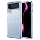 For Samsung Galaxy Z Flip4 PC + TPU Transparent Protective Phone Case(Transparent) - 1