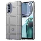 For Motorola Moto G62 5G Full Coverage Shockproof TPU Phone Case(Grey) - 1