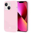 For iPhone 14 Plus GOOSPERY JELLY Shockproof Soft TPU Case (Pink) - 1