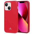 For iPhone 14 Plus GOOSPERY JELLY Shockproof Soft TPU Case (Red) - 1